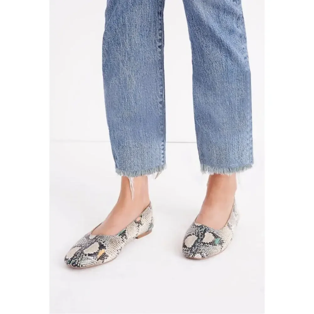 Madewell The Perfect Vintage Crop Jean in Enmore Wash‎ Raw Hem Edition Sz 25